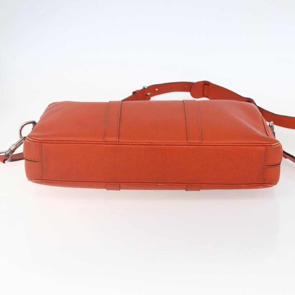 LOUIS VUITTON Taiga Porte Documents Voyage Bag Orange M30637 LV Auth 156354 - Picture 5 of 16